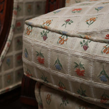 Load image into Gallery viewer, x SOLD A Pair of Antique French Armchairs, Walnut and Down-Filled Cushion Armchairs Wing Back Chairs. B11786