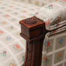 Load image into Gallery viewer, x SOLD A Pair of Antique French Armchairs, Walnut and Down-Filled Cushion Armchairs Wing Back Chairs. B11786