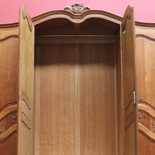 Load image into Gallery viewer, Antique French Oak Four Door Armoire Wardrobe Circa 1910 with Three Keys. B12821