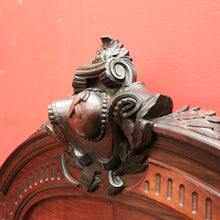 Load image into Gallery viewer, x SOLD Antique French Rosewood Bed, Double. includes slat base, Foot, Headboard, Side Rails. B12237