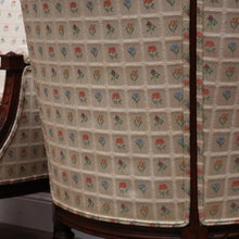 Load image into Gallery viewer, x SOLD A Pair of Antique French Armchairs, Walnut and Down-Filled Cushion Armchairs Wing Back Chairs. B11786