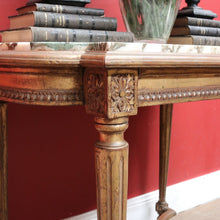 Load image into Gallery viewer, Antique French Giltwood D End Console Table with Marble Top Circa 1880. B13062