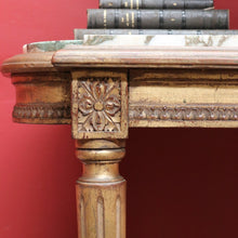 Load image into Gallery viewer, Antique French Giltwood D End Console Table with Marble Top Circa 1880. B13062