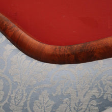 Load image into Gallery viewer, x SOLD Antique Central European Biedermeier Chaise, Lounge or Sofa, Flame Mahogany and Fabric. B11788