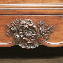 Load image into Gallery viewer, x SOLD Antique French Walnut Single Door armoire Linen Press with Mirror Door. B12342