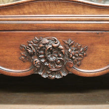 Load image into Gallery viewer, x SOLD Antique French Walnut Single Door armoire Linen Press with Mirror Door. B12342