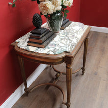 Load image into Gallery viewer, Antique French Giltwood D End Console Table with Marble Top Circa 1880. B13062