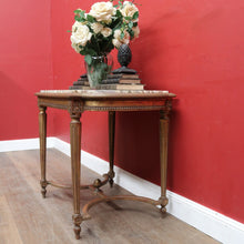 Load image into Gallery viewer, Antique French Giltwood D End Console Table with Marble Top Circa 1880. B13062