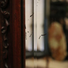 Load image into Gallery viewer, x SOLD Antique French Walnut Single Door armoire Linen Press with Mirror Door. B12342