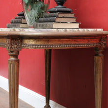 Load image into Gallery viewer, Antique French Giltwood D End Console Table with Marble Top Circa 1880. B13062