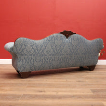 Load image into Gallery viewer, x SOLD Antique Central European Biedermeier Chaise, Lounge or Sofa, Flame Mahogany and Fabric. B11788