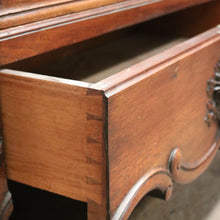 Load image into Gallery viewer, x SOLD Antique French Walnut Single Door armoire Linen Press with Mirror Door. B12342