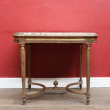Load image into Gallery viewer, Antique French Giltwood D End Console Table with Marble Top Circa 1880. B13062