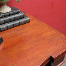Load image into Gallery viewer, Antique English Mahogany and Flame Mahogany Chest with Mother of Pearl Handles. B13064