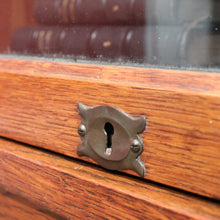 Load image into Gallery viewer, Antique English Oak Solicitor's Stacking Bookcase with Glazed Lift-Up Doors. B13063