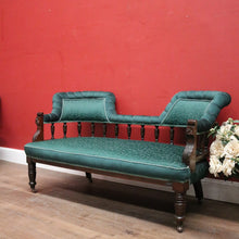 Load image into Gallery viewer, x SOLD Antique English Mahogany Double Ended Settee or Chaise. Lounge Armchair. B12345