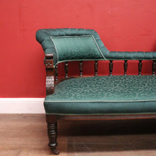 Load image into Gallery viewer, x SOLD Antique English Mahogany Double Ended Settee or Chaise. Lounge Armchair. B12345
