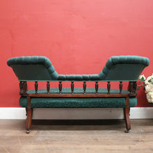 Load image into Gallery viewer, x SOLD Antique English Mahogany Double Ended Settee or Chaise. Lounge Armchair. B12345