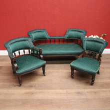 Load image into Gallery viewer, x SOLD Antique English Mahogany Double Ended Settee or Chaise. Lounge Armchair. B12345
