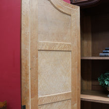Load image into Gallery viewer, Grand French Walnut Armoire with Bevelled Mirror Doors and Carved Detail. B12664