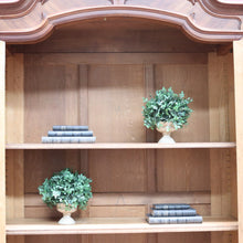 Load image into Gallery viewer, Grand French Walnut Armoire with Bevelled Mirror Doors and Carved Detail. B12664