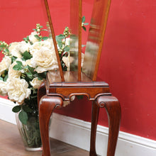 Load image into Gallery viewer, x SOLD Unusual Antique Magazine Rack with Shaped Top, Slender Legs and Pad Feet. B12662