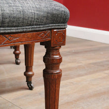 Load image into Gallery viewer, Antique English Oak Balloon Back Crest Dining or Kitchen Chairs Set of 10 Circa 1890. B13058