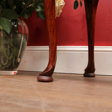 Load image into Gallery viewer, x SOLD Unusual Antique Magazine Rack with Shaped Top, Slender Legs and Pad Feet. B12662