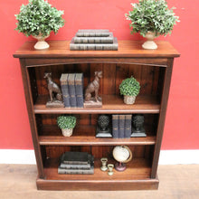 Load image into Gallery viewer, x SOLD Antique Australian Maple Open Fount Bookcase with Two Adjustable Shelves. B12339
