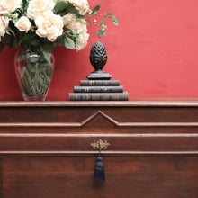 Load image into Gallery viewer, x SOLD Antique English Oak Trunk, can be used as a Coffee Table, Blanket Box, Storage Chest. B12333