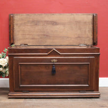 Load image into Gallery viewer, x SOLD Antique English Oak Trunk, can be used as a Coffee Table, Blanket Box, Storage Chest. B12333