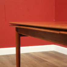 Load image into Gallery viewer, x SOLD Burgess Australia - Mid-Century Teak Dining Table with Extension Leaves. B12366