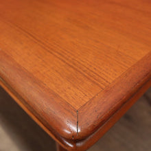Load image into Gallery viewer, x SOLD Burgess Australia - Mid-Century Teak Dining Table with Extension Leaves. B12366