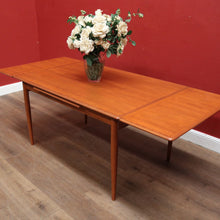 Load image into Gallery viewer, x SOLD Burgess Australia - Mid-Century Teak Dining Table with Extension Leaves. B12366