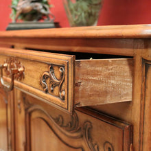 Load image into Gallery viewer, x SOLD Antique French Walnut 4-door Sideboard with 2 Drawers and Copper Fixtures. B12354