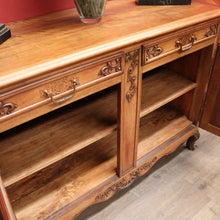 Load image into Gallery viewer, x SOLD Antique French Walnut 4-door Sideboard with 2 Drawers and Copper Fixtures. B12354
