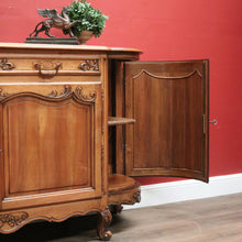 Load image into Gallery viewer, x SOLD Antique French Walnut 4-door Sideboard with 2 Drawers and Copper Fixtures. B12354