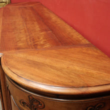 Load image into Gallery viewer, x SOLD Antique French Walnut 4-door Sideboard with 2 Drawers and Copper Fixtures. B12354