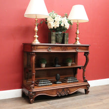 Load image into Gallery viewer, x SOLD Antique French Walnut Sideboard or Hall Cabinet Servery with Two Drawers. B12340