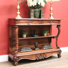 Load image into Gallery viewer, x SOLD Antique French Walnut Sideboard or Hall Cabinet Servery with Two Drawers. B12340