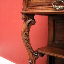 Load image into Gallery viewer, x SOLD Antique French Walnut Sideboard or Hall Cabinet Servery with Two Drawers. B12340