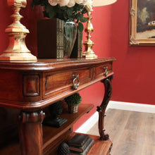 Load image into Gallery viewer, x SOLD Antique French Walnut Sideboard or Hall Cabinet Servery with Two Drawers. B12340