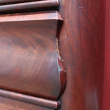 Load image into Gallery viewer, English Biedermeier Mahogany Secretaire Chest with Mother-of-Pearl Detail. B12650