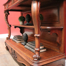 Load image into Gallery viewer, x SOLD Antique French Walnut Sideboard or Hall Cabinet Servery with Two Drawers. B12340