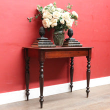 Load image into Gallery viewer, Antique Australian Colonial Cedar Hall Table with One Piece Slab Top. B13054