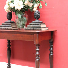Load image into Gallery viewer, Antique Australian Colonial Cedar Hall Table with One Piece Slab Top. B13054