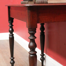Load image into Gallery viewer, Antique Australian Colonial Cedar Hall Table with One Piece Slab Top. B13054