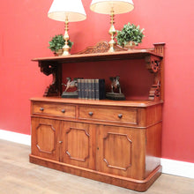 Load image into Gallery viewer, x SOLD Antique English Mahogany Sideboard or Servery with Drawer and Cupboard Storage. B12359