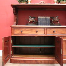 Load image into Gallery viewer, x SOLD Antique English Mahogany Sideboard or Servery with Drawer and Cupboard Storage. B12359