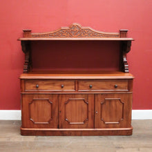 Load image into Gallery viewer, x SOLD Antique English Mahogany Sideboard or Servery with Drawer and Cupboard Storage. B12359